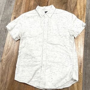 J Crew print button down shirt.